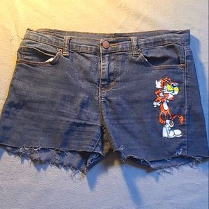 Custom denim shorts